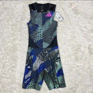 Adidas 2023 Pro Elite Sleeveless Running Suit HN8038 Speed Sprint Size Small